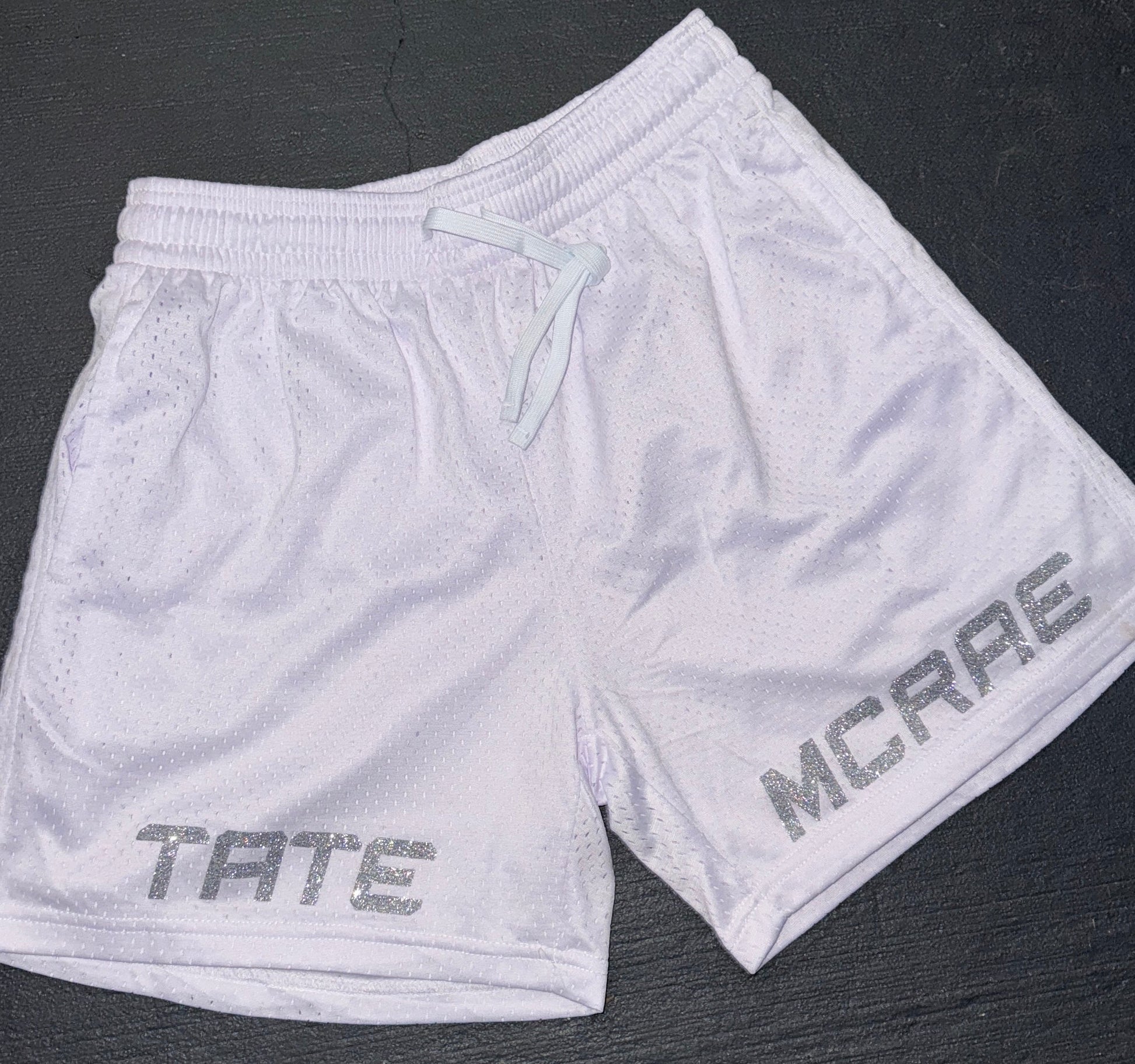 Tate McRae Jersey Shorts - Basketball Mesh Shorts | By Han