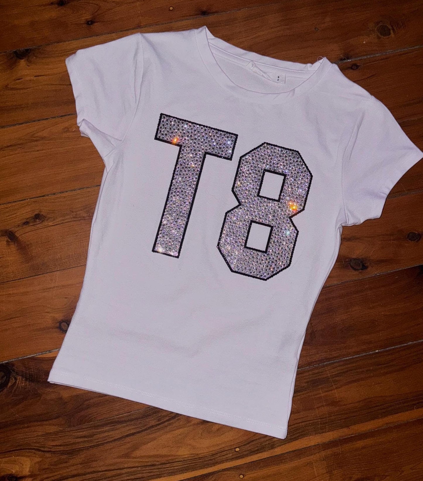 Rhinestone Baby Tee – Soft Cotton & Custom Design | By Han
