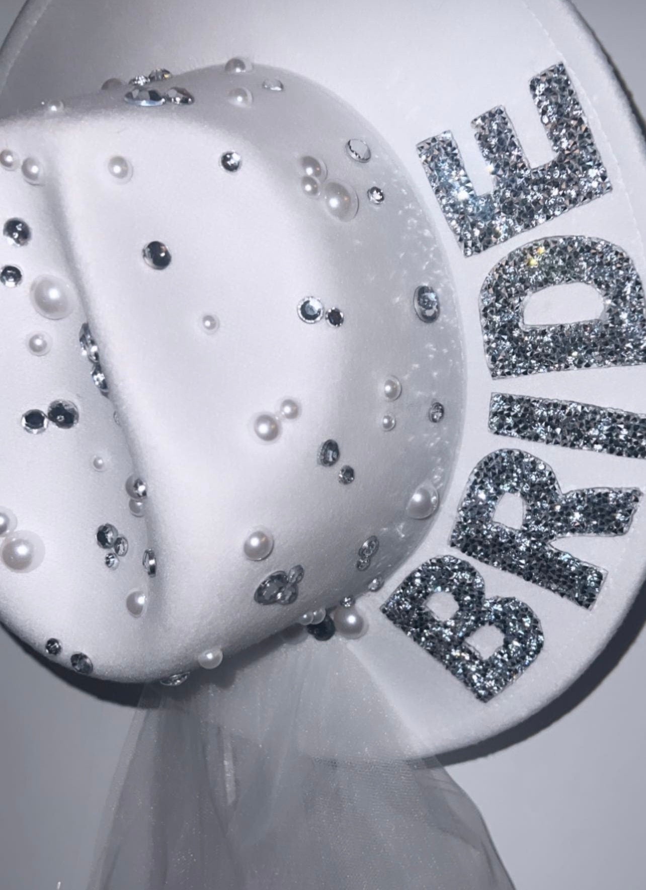 Fedora Bride Hat – Custom Bridal Party Hat | By Han