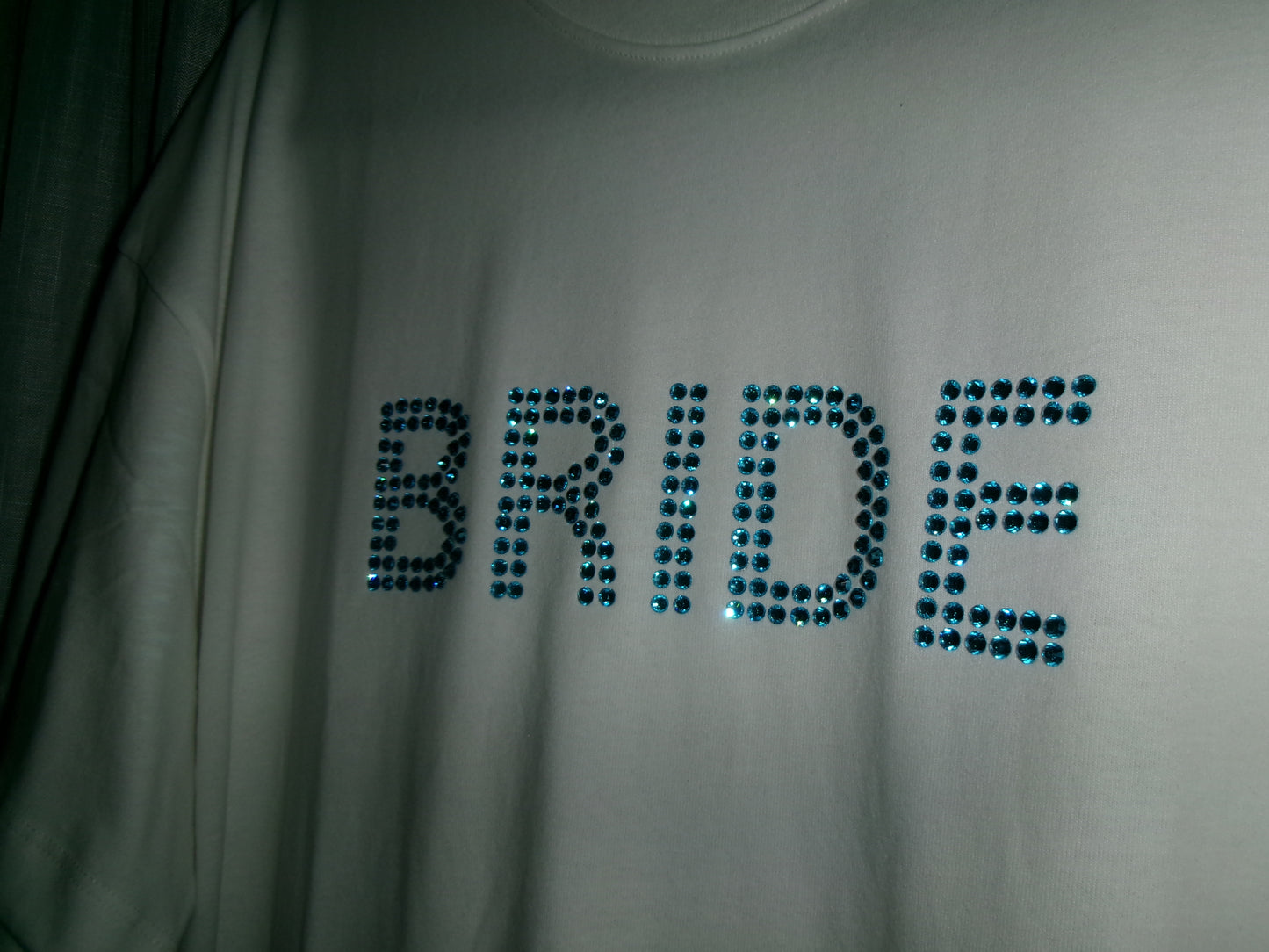 Bridal T-Shirt with Rhinestones - Custom Tee | By Han