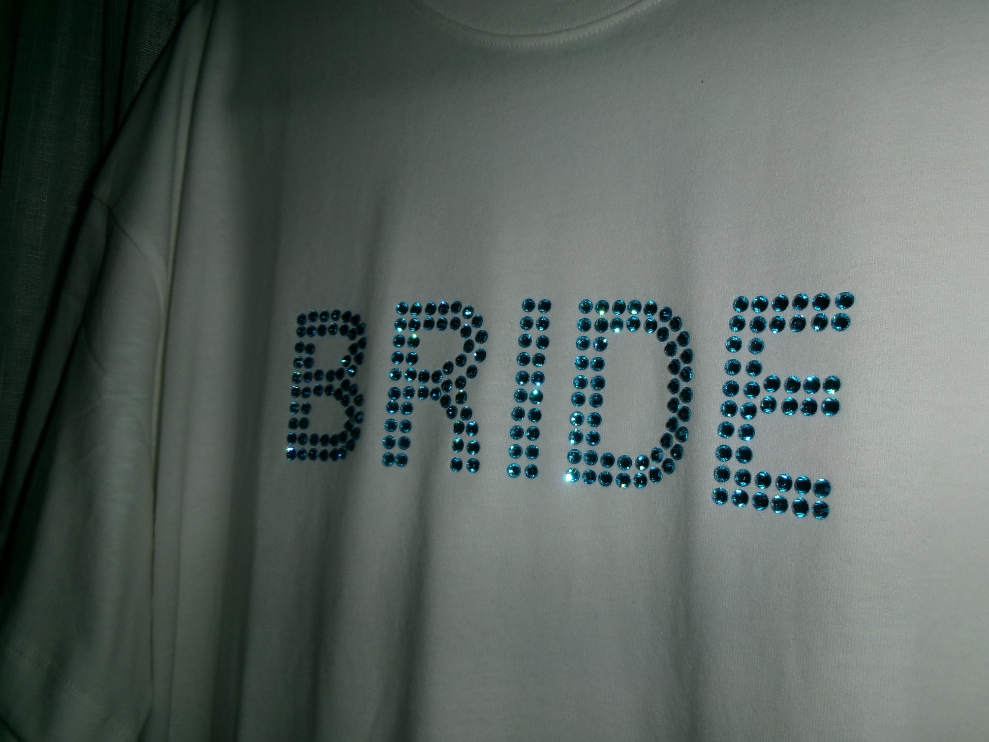 Bridal T-Shirt with Rhinestones - Custom Tee | By Han