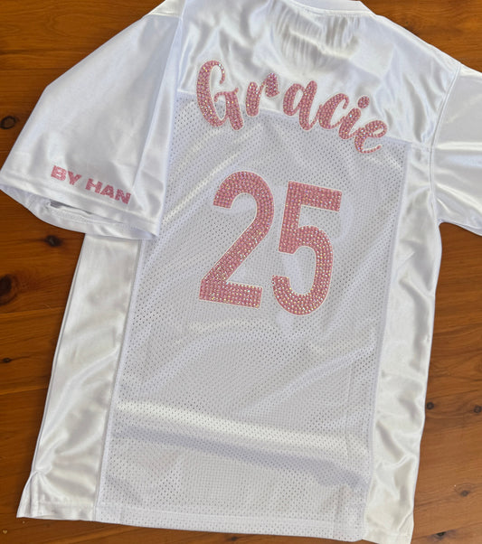 Gracie Rhinestone Jersey (DOUBLE SIDED) - 6 WEEK MINIMUM
