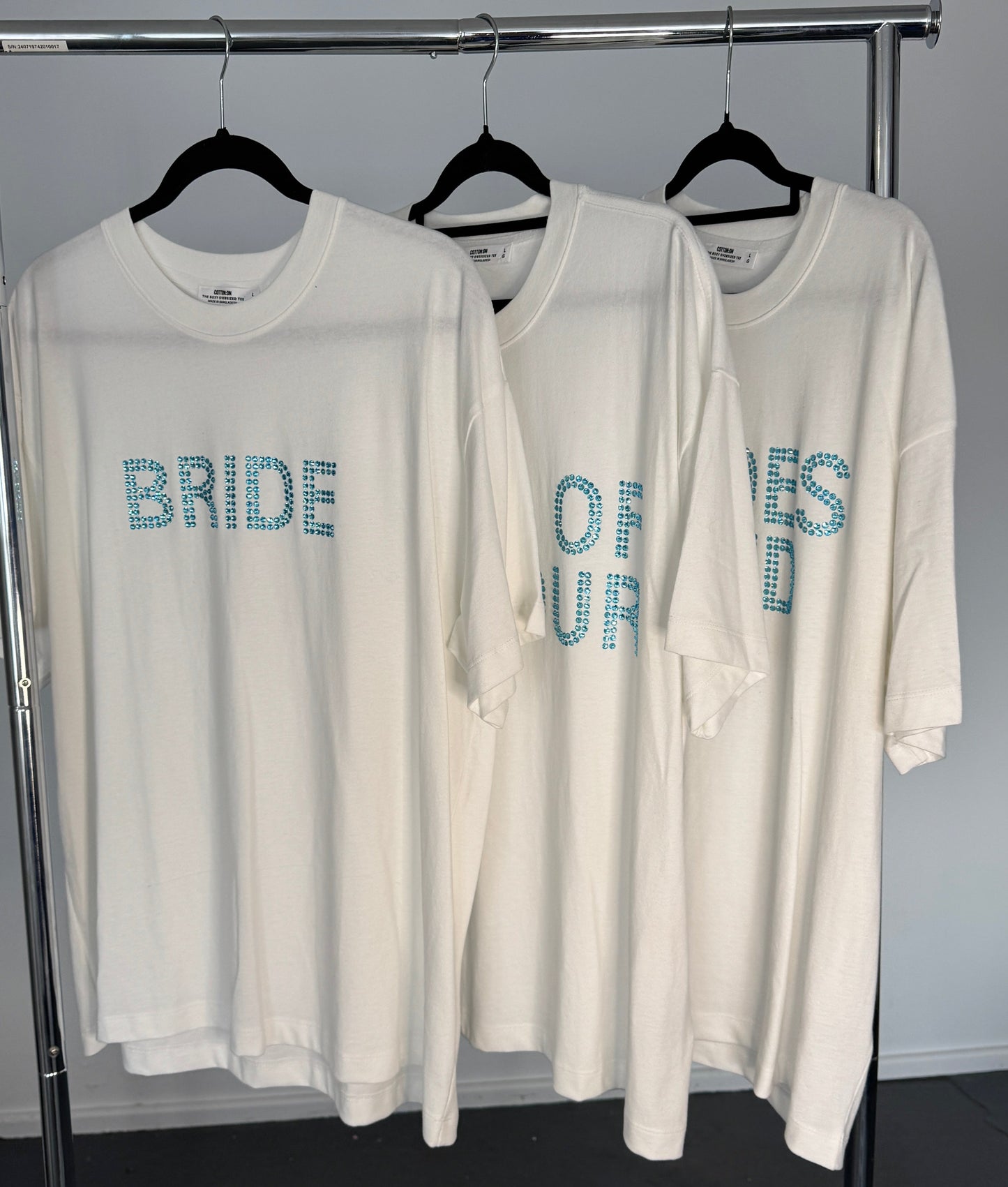 Bridal T-Shirt with Rhinestones - Custom Tee | By Han