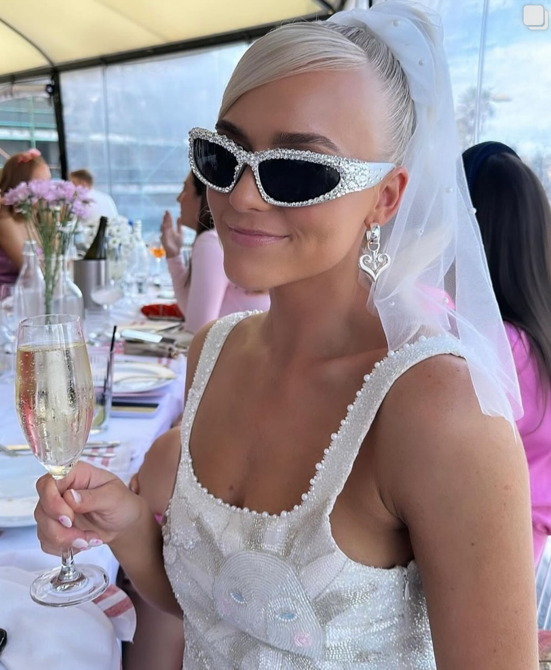 Rhinestone Speed Dealer Sunglasses | By Han