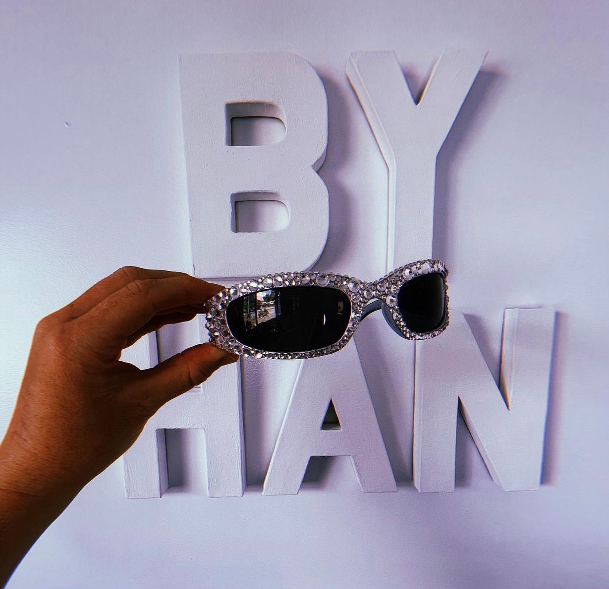 Rhinestone Speed Dealer Sunglasses | By Han