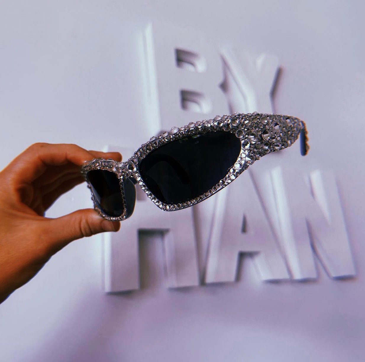 Rhinestone Speed Dealer Sunglasses | By Han