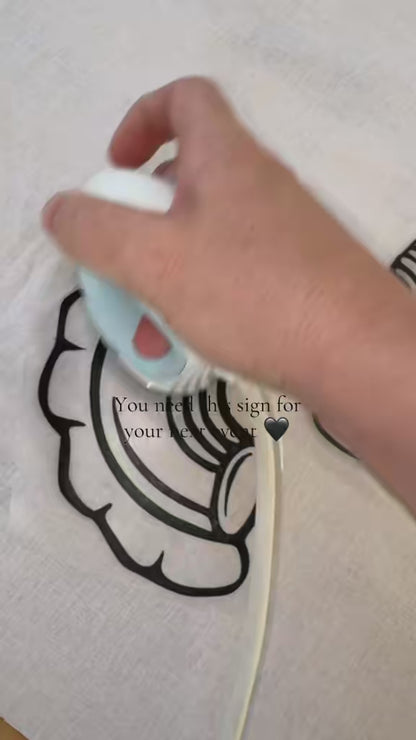 Fabric Sign Printing - White Calico Sign | By Han