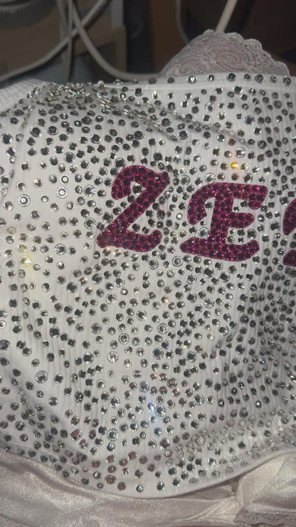 ZEN Rhinestone Crop (6 week minimum)