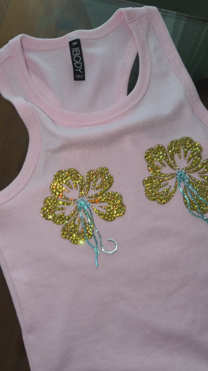 Hibiscus Ribbed Tank